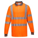 Polo maniche lunghe Cotton Comfort Hi-Vis