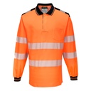 PW3 Polo manica lunga Hi-Vis