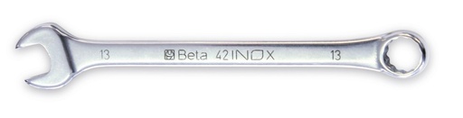 Beta 42INOX – Chiavi combinate a forchetta e poligonale piegata in acciaio inossidabile