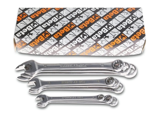 Beta 42INOX-AS/S9 – Serie di chiavi combinate inossidabili