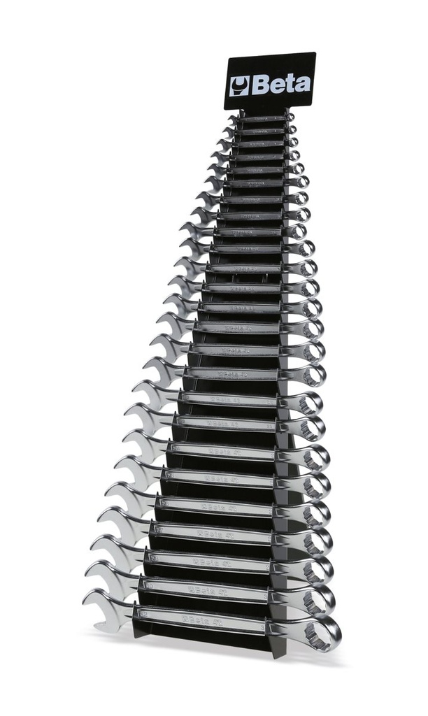 [000421085] Serie di 25 chiavi combinate con supporto Beta 42/SP25
