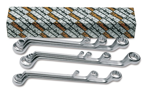 Beta 90AS/S – Serie di 10 chiavi poligonali doppie curve (art. 90AS)