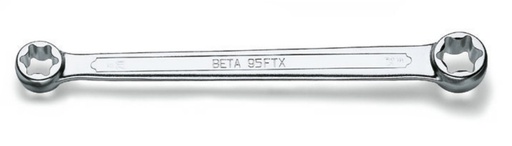 Beta 95FTX – Chiavi poligonali doppie diritte, per viti con profilo Torx® cromate