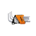 Beta 96C-AS/SC9 – Serie di 9 chiavi maschio esagonale piegate cromate