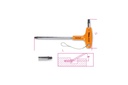 Beta 96TBP-HS – Chiave maschio esagonale piegate con estremità sferica ed impugnatura di manovra cromate H-SAFE