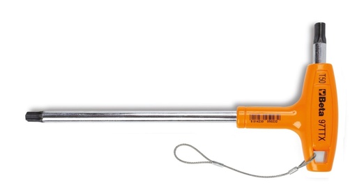 Beta 97TTXHS – Chiavi maschio piegate con impugnatura per viti con impronta Torx® cromate H-SAFE