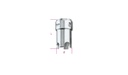Beta 359CH – Adattatore per pilette con grata a croce per 359 in alluminio