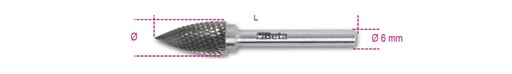 Beta 426MD/F – Lime rotative in metallo duro taglio incrociato HM4
