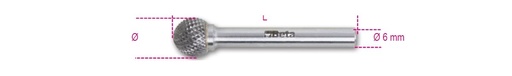 Beta 426MD/S – Lime rotative in metallo duro taglio incrociato HM4