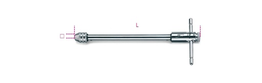 Beta 436L – Giramaschi a cricchetto reversibile, tipo lungo cromato