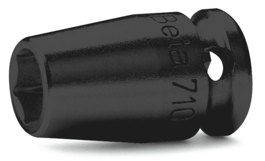 [007100007] Chiavi a bussola Macchina con attacco quadro femmina 3/8" bocca esagonale serie normale, fosfatate Beta 710 7