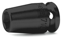 Beta 710 – Chiavi a bussola Macchina con attacco quadro femmina 3/8" bocca esagonale serie normale, fosfatate