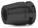 Beta 720 – Chiavi a bussola Macchina con attacco quadro femmina 1/2" bocca esagonale serie normale, fosfatate